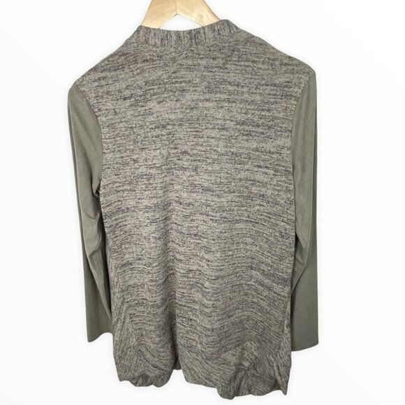 LOGO by Lori Goldstein Sweater Jacket Oversized Size XS Style A266500 Shacket - Picture 3 of 12